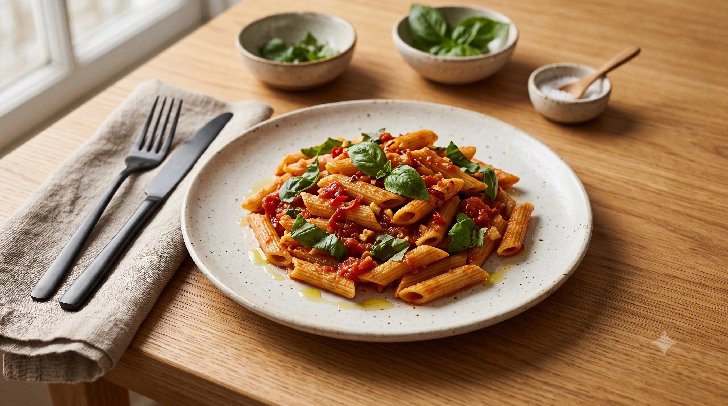 Penne arrabbiata