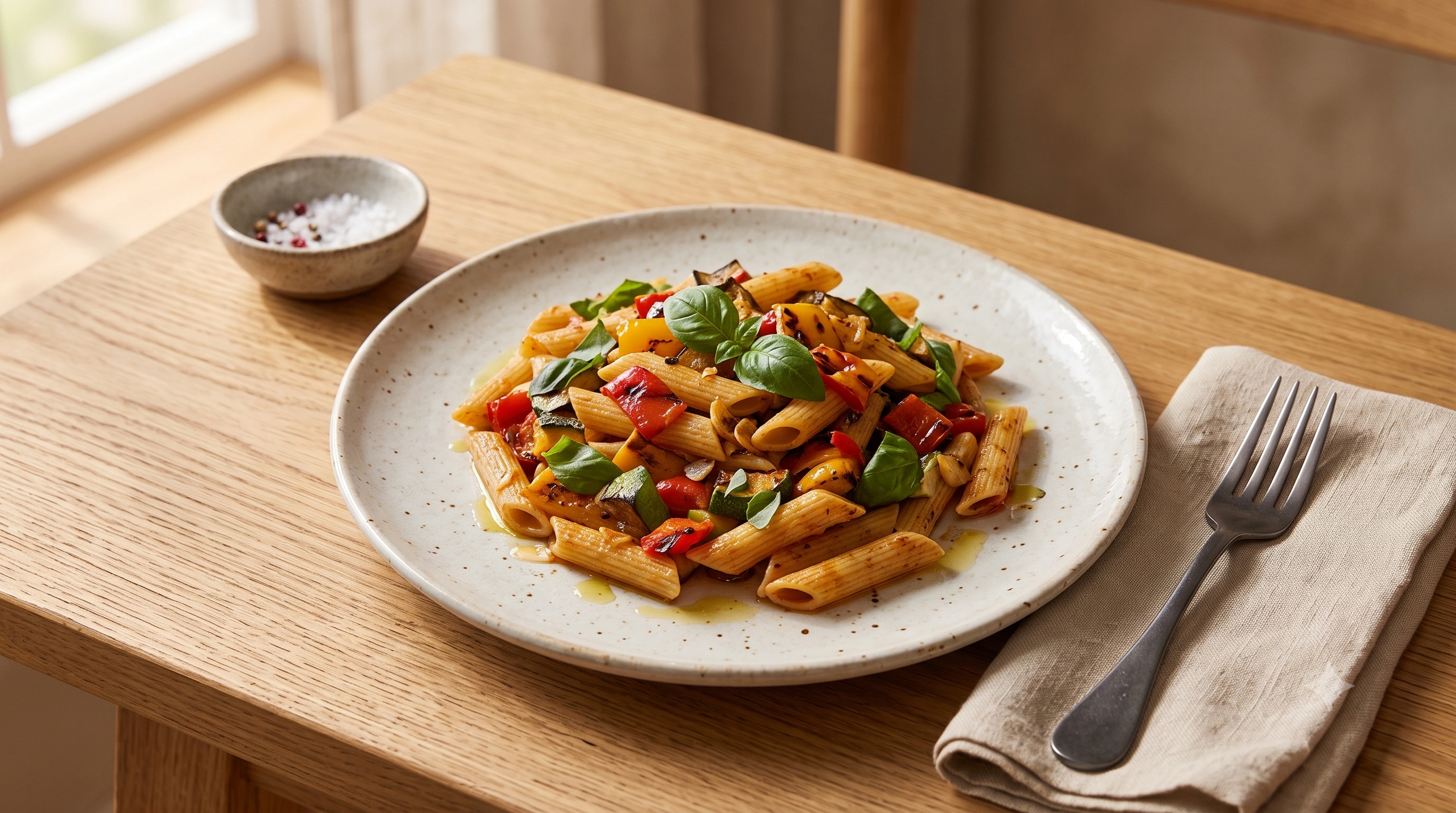 Penne sa grilovanim povrćem